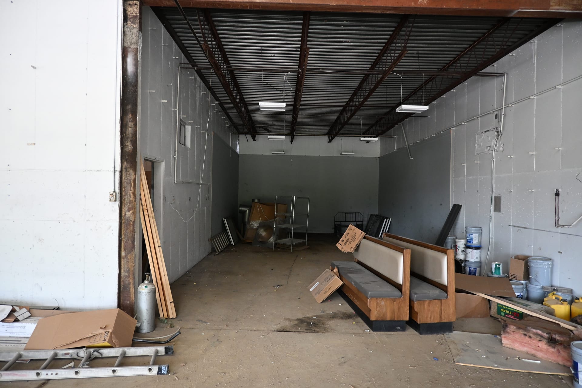 Renovation work continuing through the main floor